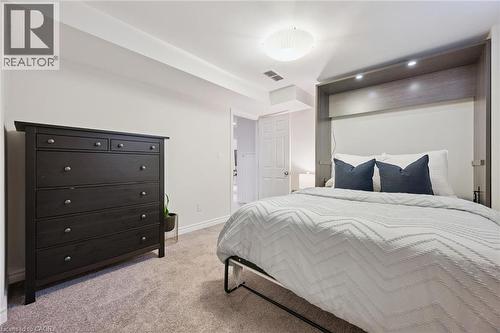 Bedroom with built-in Murphy bed - 6 Branwood Place, Kitchener, ON 