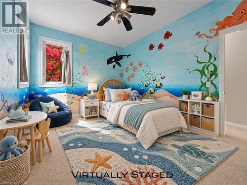 VIRTUALLY STAGED BEDROOM - 83 Glazebrook Crescent, Cambridge, ON 