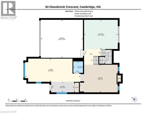 Floor plan - 83 Glazebrook Crescent, Cambridge, ON 