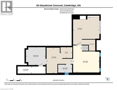 Floor plan - 83 Glazebrook Crescent, Cambridge, ON 