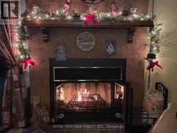 Wood Burning Fireplace - Family Room - 