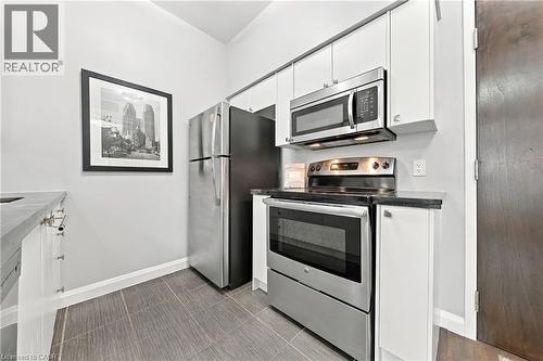 Granite Counters and GE Stainless Steel Appliance package - 112 King Street E Unit# 607, Hamilton, ON 