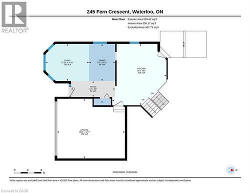 Floor plan - 245 Fern Crescent, Waterloo, ON 
