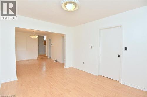 Open Concept Living/Dining Room - 201 Strathearne Avenue, Hamilton, ON 