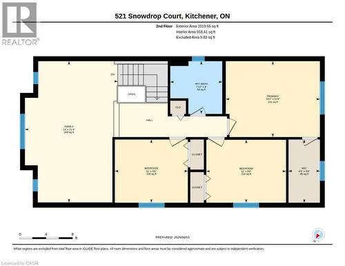 Floor plan - 521 Snowdrop Court, Kitchener, ON 