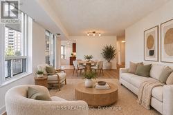 Combined Living/Dining Room - Virtually Staged - 