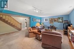 spacious lower level family room - 