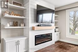 Living Room Fireplace Built In - 