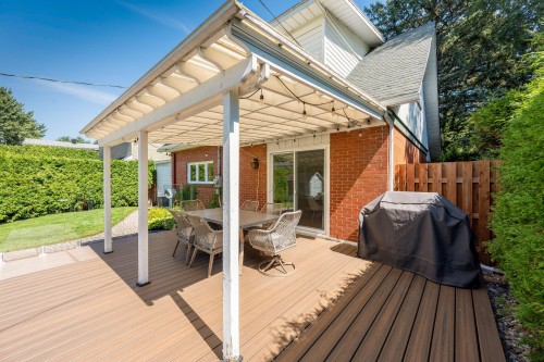 Patio - 8 Av. Hébert, Candiac, QC - Outdoor With Deck Patio Veranda With Exterior