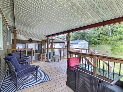 Patio - 710 Ch. Kipawa, Témiscaming, QC - Outdoor With Deck Patio Veranda With Exterior