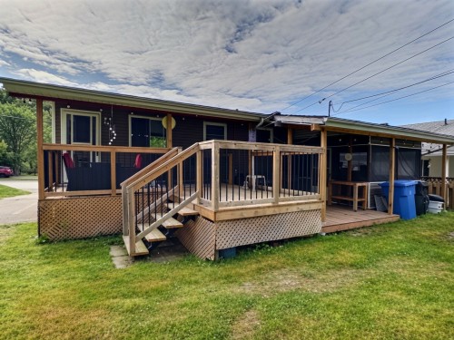 Back of Structure - 710 Ch. Kipawa, Témiscaming, QC - Outdoor With Deck Patio Veranda