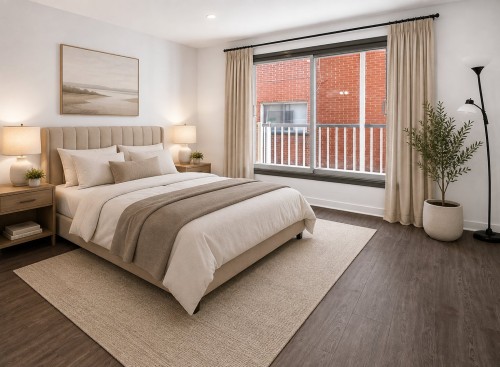 Chambre à coucher - 9-4761 Boul. Henri-Bourassa E., Montréal (Montréal-Nord), QC - Indoor Photo Showing Bedroom