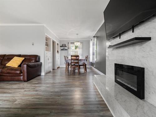 193 Willow Avenue, New Glasgow, NS - Indoor Photo Showing Living Room With Fireplace