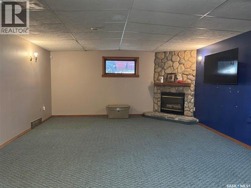 401 Poplar Street, Wolseley, SK - Indoor With Fireplace