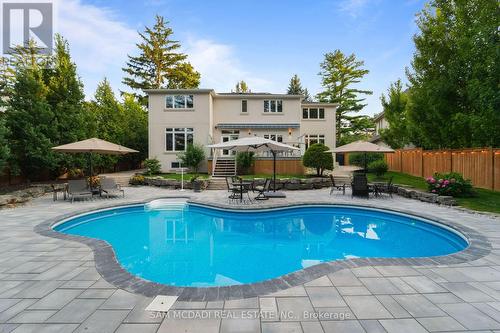 527 Meadow Wood Road, Mississauga, ON - Outdoor With In Ground Pool With Deck Patio Veranda With Backyard