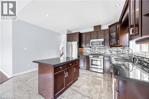 4 Clairfields Drive W, Guelph, ON - Indoor Photo Showing Kitchen With Double Sink With Upgraded Kitchen