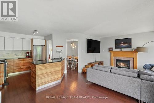 45 Coleridge Street, Ottawa, ON - Indoor Photo Showing Living Room With Fireplace