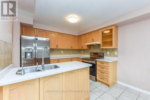 46 Thunderbird Trail, Brampton, ON - Indoor Photo Showing Kitchen With Double Sink