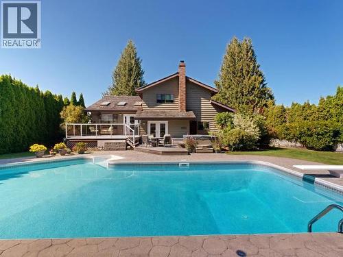 3700 Mackenzie Ave, Powell River, BC - Outdoor With In Ground Pool With Backyard