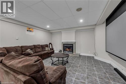283 Second Road E, Stoney Creek, ON - Indoor With Fireplace
