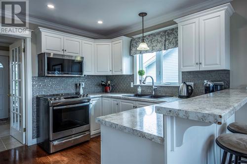 32 Dawsons Run, Conception Bay South, NL - Indoor Photo Showing Kitchen With Double Sink With Upgraded Kitchen