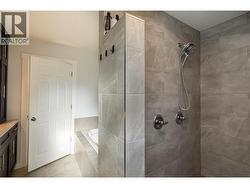 Generous walk in shower - 