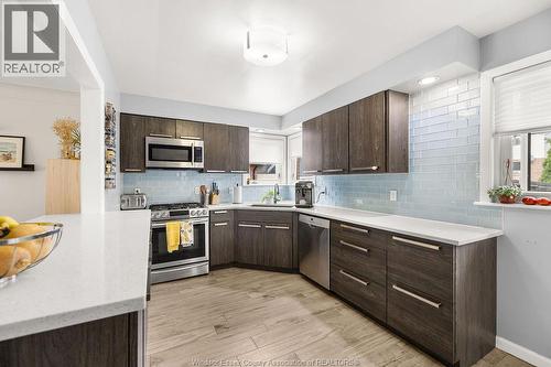 426 Bertha, Windsor, ON - Indoor Photo Showing Kitchen With Stainless Steel Kitchen With Upgraded Kitchen