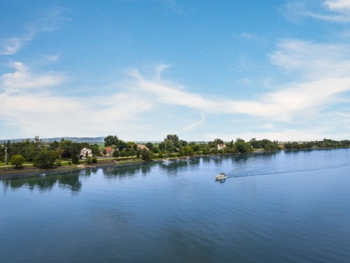 Photo aérienne - 231 Ch. Du Richelieu, Saint-Basile-Le-Grand, QC - Outdoor With Body Of Water With View