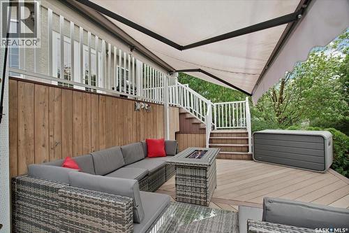 214 Burke Place, Warman, SK - Outdoor With Deck Patio Veranda With Exterior