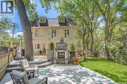 100 Poplar Crescent, Saskatoon, SK - Outdoor With Deck Patio Veranda