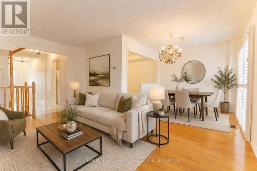Virtually Staged - Living & Dining Room - 28 Opera Place, Vaughan, ON 