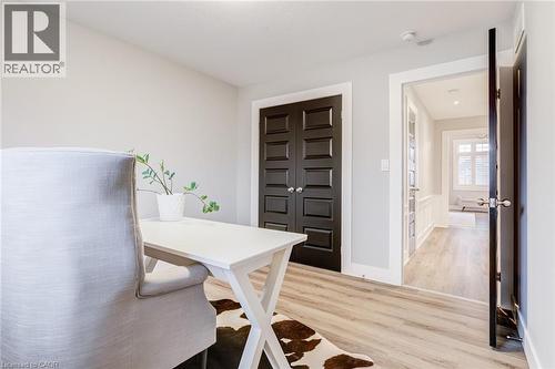 Office featuring light wood-style floors - 239 Cranbrook Street, Kitchener, ON - Indoor Photo Showing Other Room