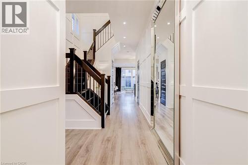 Entryway with light wood-type flooring, recessed lighting, and a high ceiling - 239 Cranbrook Street, Kitchener, ON - Indoor Photo Showing Other Room