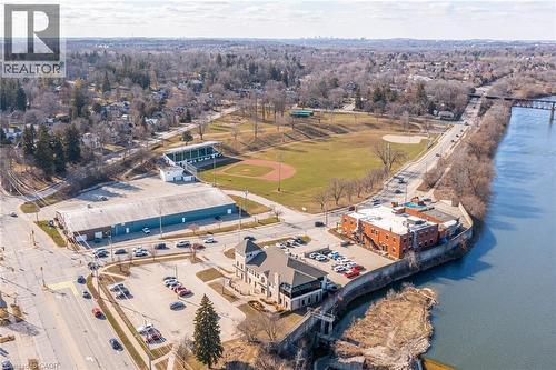Aerial view of property's location - 239 Cranbrook Street, Kitchener, ON - Outdoor With View