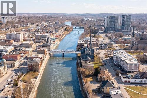 View of property location with a large body of water and nearby urban area - 239 Cranbrook Street, Kitchener, ON - Outdoor With View