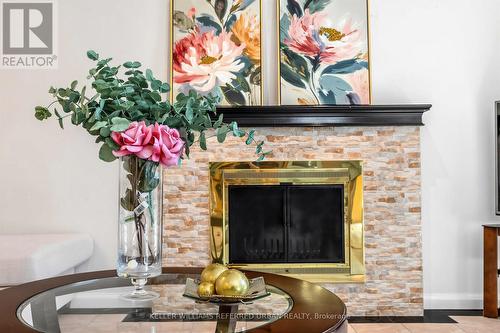 7 Chipstead Road, Toronto, ON - Indoor Photo Showing Living Room With Fireplace
