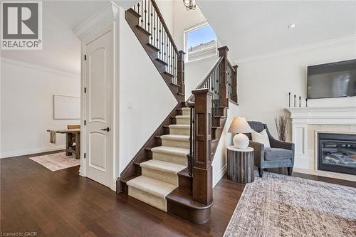 828 Copper Ridge Drive, Waterloo, ON - Indoor Photo Showing Other Room With Fireplace