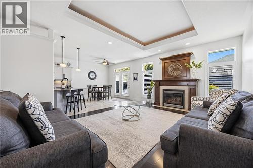 301 Eagle Way, Sarnia, ON - Indoor Photo Showing Living Room With Fireplace