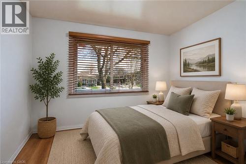 Virtually Staged - 87 Christopher Drive, Waterloo, ON - Indoor Photo Showing Bedroom