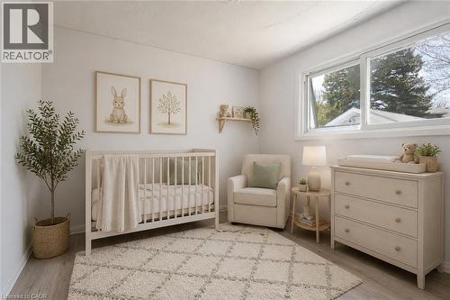 Virtually Staged - 87 Christopher Drive, Waterloo, ON - Indoor Photo Showing Bedroom