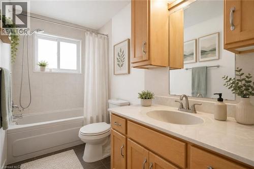 Virtually Staged - 87 Christopher Drive, Waterloo, ON - Indoor Photo Showing Bathroom