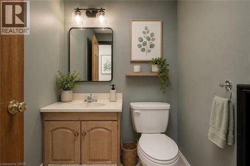 Virtually Staged - 87 Christopher Drive, Waterloo, ON - Indoor Photo Showing Bathroom