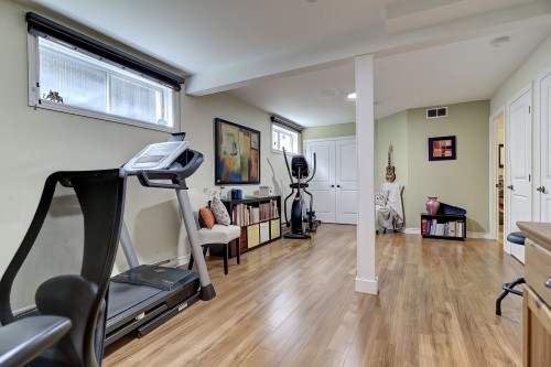 Salle familiale - 8821 Place Rhoda, Brossard, QC - Indoor Photo Showing Gym Room
