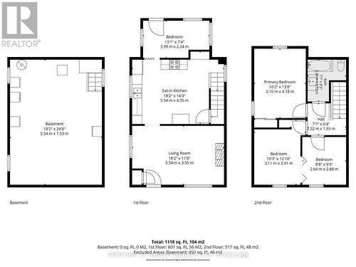 Floor plans are approx - 712 First Street E, Cornwall, ON 