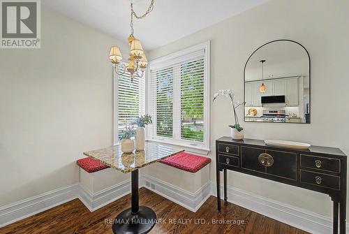 Eat In Kitchen with custom bench w storage - 52 Colonel Danforth Trail, Toronto, ON 