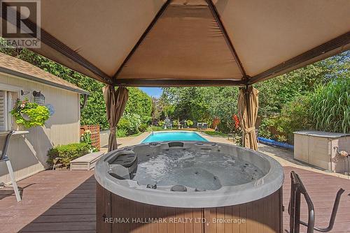 Covered Hot Tub Cabana - 52 Colonel Danforth Trail, Toronto, ON 