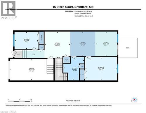 Floor plan - 16 Steed Court, Brantford, ON 