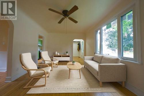 Living Room, virtually staged - 1357 Raven Avenue, Ottawa, ON 