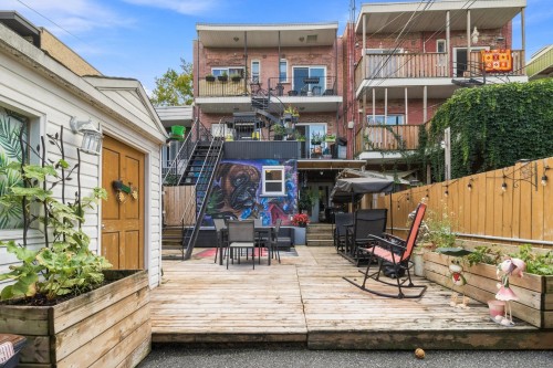 Back of Structure - 2161  - 2169 Rue Joliette, Montréal (Mercier/Hochelaga-Maisonneuve), QC 