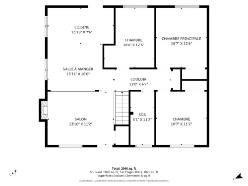 Plan (croquis) - 2735 Rue Cornwall, Longueuil (Saint-Hubert), QC 